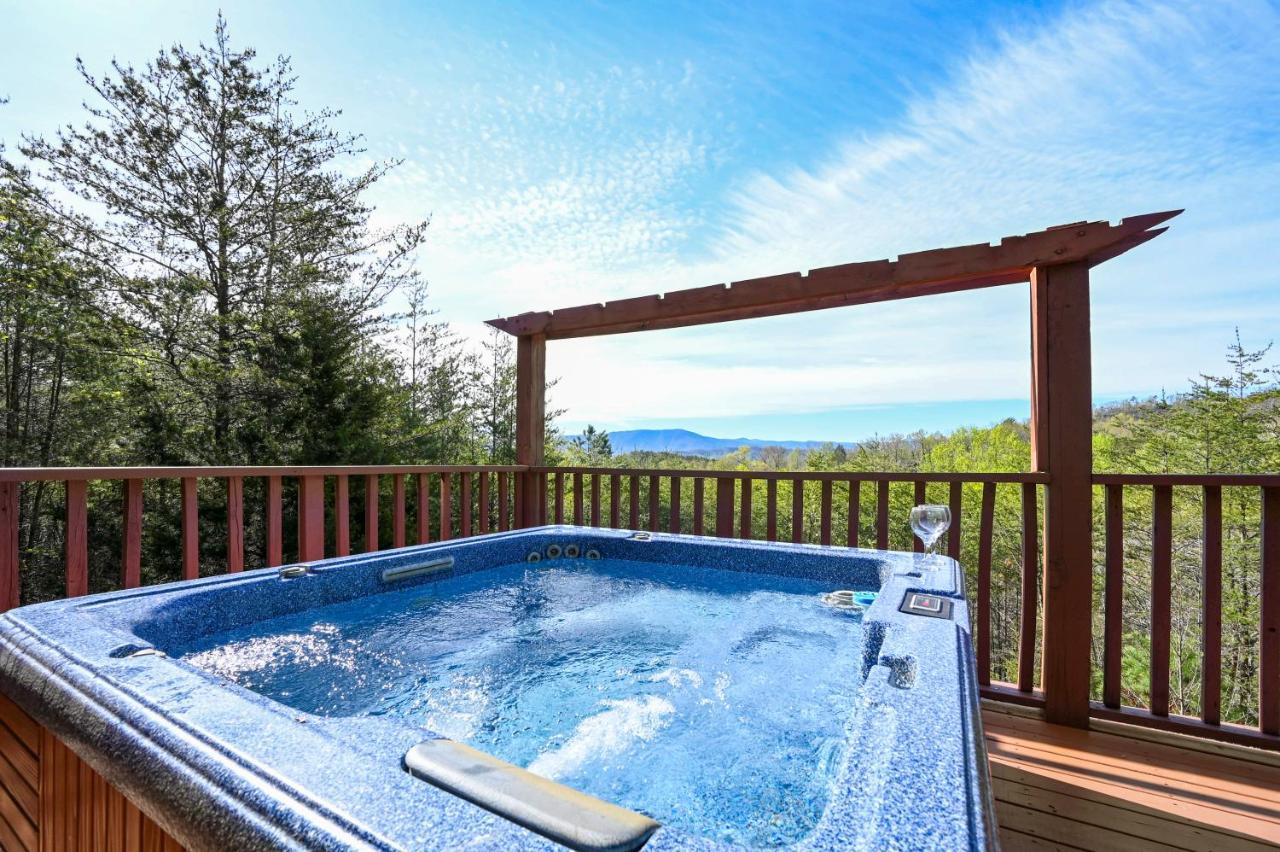 Private Mountain Cabin, Hot Tub Escape In The Smokies, With The View เซอเวียร์วีล ภายนอก รูปภาพ