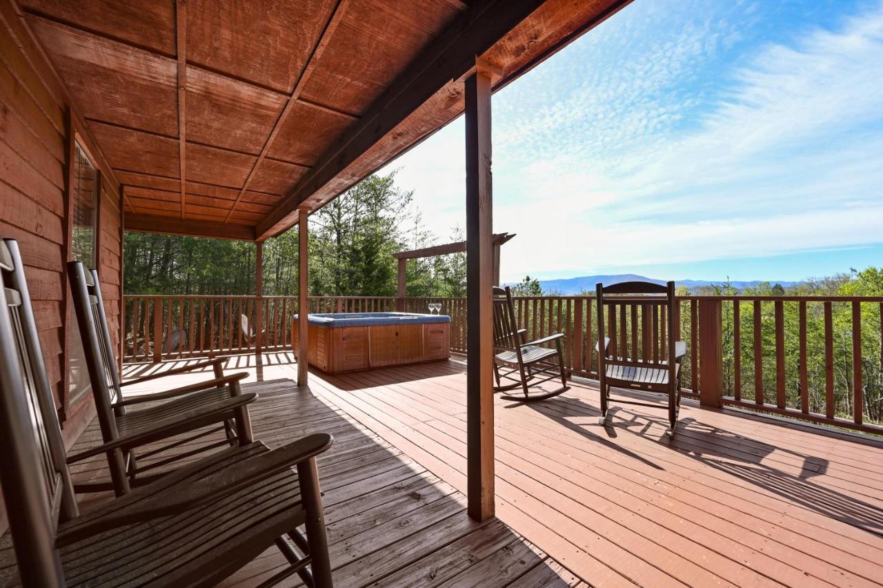 Private Mountain Cabin, Hot Tub Escape In The Smokies, With The View เซอเวียร์วีล ภายนอก รูปภาพ