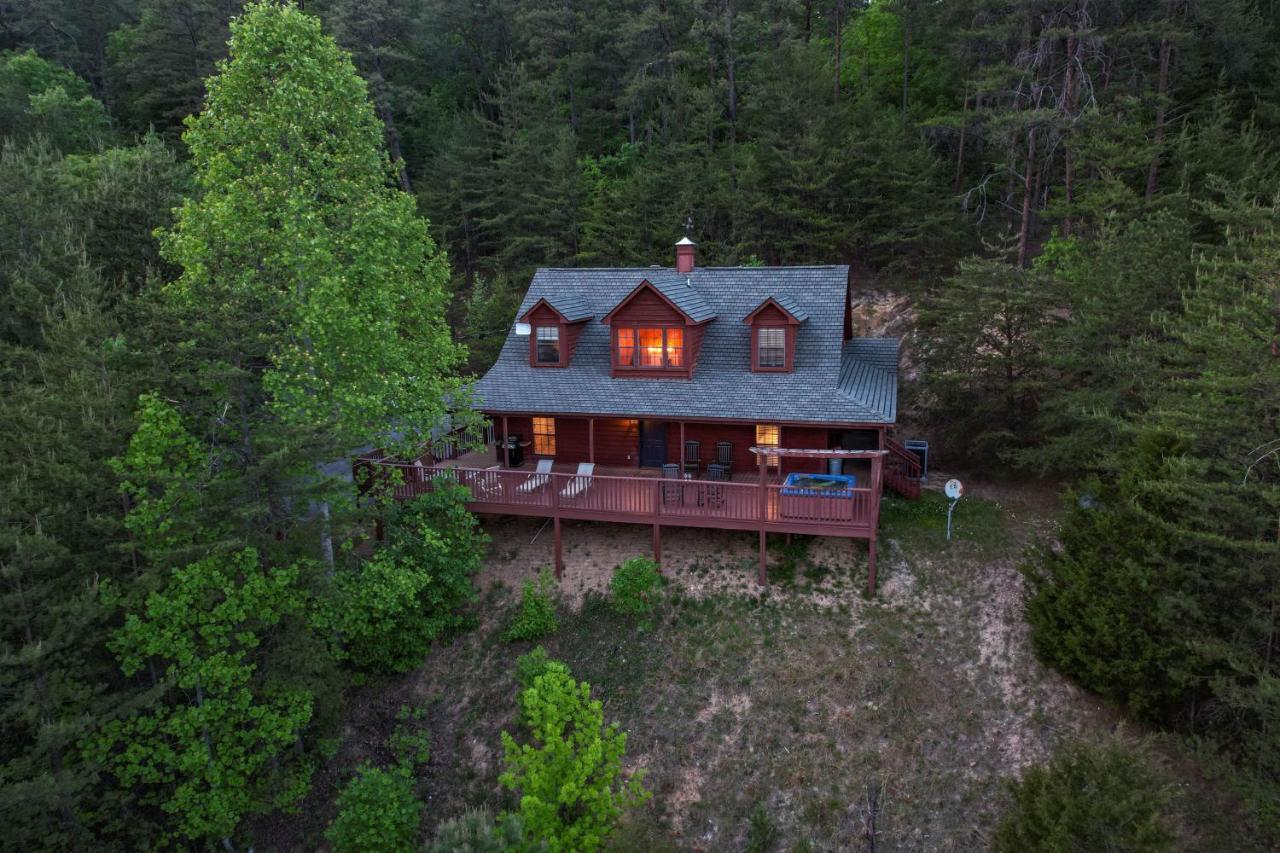 Private Mountain Cabin, Hot Tub Escape In The Smokies, With The View เซอเวียร์วีล ภายนอก รูปภาพ